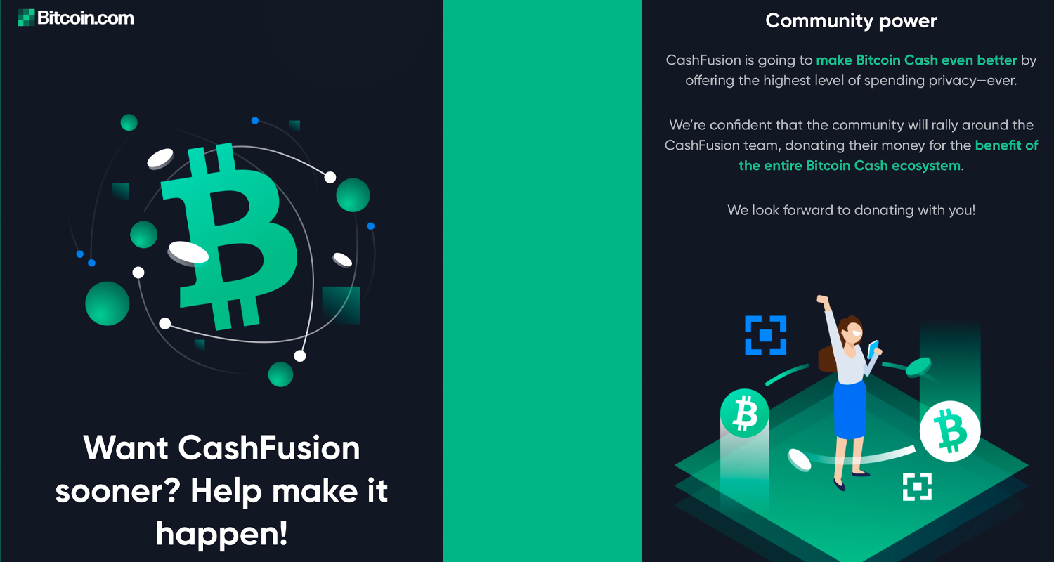 Bitcoin.com's Cashfusion Fund Exceeds Goal: $100K Raised for Bitcoin Cash Privacy